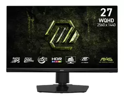 LCD Monitor|MSI|27 "|2560 x 1440 pixels|Wide Quad HD|Native aspect ratio 16:9|LED|Flat|MAG272QPFE20