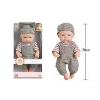 Cute Babies: lėlytė languotomis kelnėmis – berniukas, 28 cm