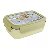 Miniland nerūdijančio plieno pietų dėžutė vaikams „Explorer“, 800 ml
