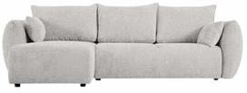 Kampinė sofa - lova Cosmopolitan Design Matera Eden 17, sidabro sp., kairinė, 173 x 253 cm x 86 cm