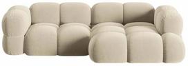 Kampinė sofa Cosmopolitan Design Loretto Vogue 11, šviesiai smėlinė, dešininė, 147 x 250 cm x 68 cm