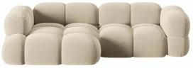 Kampinė sofa Cosmopolitan Design Loretto Vogue 11, šviesiai smėlinė, kairinė, 147 x 250 cm x 68 cm