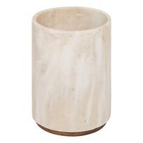 Stalo įrankių dėklas, 12 cm x 12 cm x 17 cm, polirezinas, ruda sp.