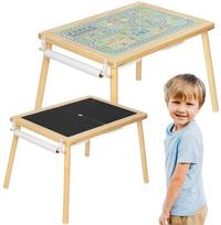 Medinis veiklos staliukas WOOPIE Žalias 4in1
