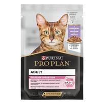 Purina Pro Plan Adult Delicate Digestion Šlapias pašaras jautrią virškinimo sistemą turinčioms suaugusioms katėms su kalakutiena padaže, 85 g