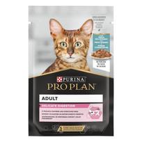 Purina Pro Plan Adult Delicate Digestion Šlapiasis pašaras jautrią virškinimo sistemą turinčioms suaugusioms katėms, su vandenynų žuvimi padaže, 85 g