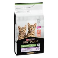 Purina Pro Plan Sterilised Kitten Sausas pašaras sterilizuotiems kačiukams nuo 3 iki 12 mėnesių, su lašiša, 1,5 kg