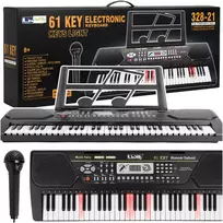 Malplay Vaikiškas pianinas su mikrofonu, 61 klavišas