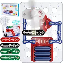 Malplay Mažas elektronikos rinkinys vaikams, elektros grandinėms, LED eksperimentams, 8+
