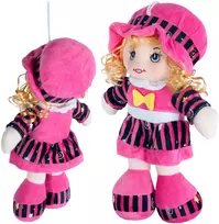 Malplay Minkštas žaislas Skudurinė lėlė Lena, 35 cm