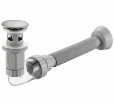 Praustuvo Sifonas Su „click-clack“ Vožtuvu Rea Flow Nickel