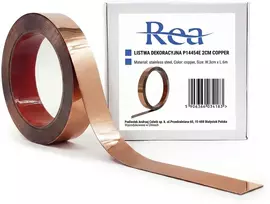 Lipni Dekoratyvinė Juostelė Rea P14454e 2cm Copper