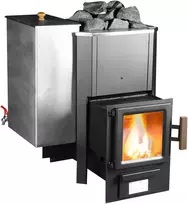 Malkinė pirties krosnelė - SKAMET P-21640 PRV, Be stiklinių durelių, Dešinėje
