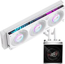 Chłodzenie wodne Asus  chłodnica cieczy all-in-one ROG STRIX SLC IV 360 ARGB LCD WHT 12 cm biały 1 szt. (90RC01S2-B0EAY0) | 90RC01S2-B0EAY0 | 4711636352635