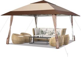 Patio Pop-Up Gazebo, 390x390 cm, Kava