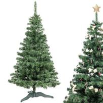 Dirbtinė pušis 180 cm, Creative Home, tikroviškas žalias medis, itin storas, sulankstomas kalėdinis papuošimas, intensyviai tankios šakos, stabilus pagrindas, viduje ir lauke