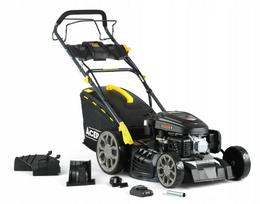 Vežimėlinė vejapjovė su elektriniu starteriu ir pavara, Loncin, 51 cm