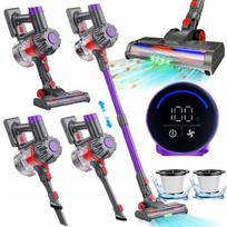 Belaidis vertikalus rankinis dulkių siurblys, 450 W, elektrošepetys, veikia 50 min.
