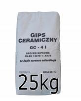 Baltos keraminės gipso liejimo masės, 25 kg
