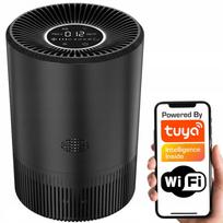 Oro valytuvas TUYA WiFi, 20–40 m² patalpoms, HEPA, juodas, 20 dB