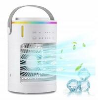 Nešiojamas mini oro kondicionierius, 600 ml, USB, 3 režimai, LED, su laikmačiu