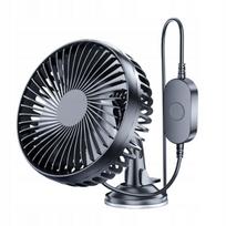 Automobilio ventiliatorius USB, 12V/24V, nešiojamas, tylus