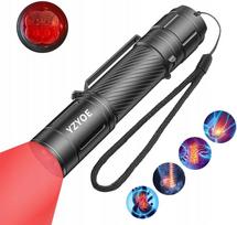 LED raudonos šviesos terapinė lempa, 4 bangos, USB