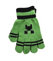 Javoli vaikiškos Minecraft pirštinės C54888 01, žalia, Universalus