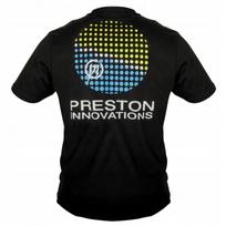 Vyriški medvilniniai marškinėliai Preston, juodi, L dydis