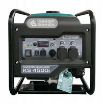 Inverterinis generatorius 4,5 kW, ECO režimas, 223 cm³, Könner & Söhnen