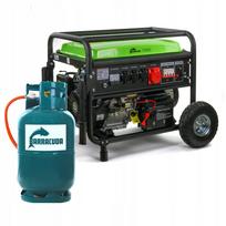 Elektros generatorius Barracuda 7000 3F, 9 kVA, 7 kW, 400 V, benzinas/dujos, AVR