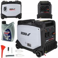 Inverterinis elektros generatorius 3,3 kW, tylus, 70 dB, su AVR