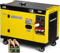 Dyzelinis generatorius GROM 8 kW su vario apvija, ATS/SZR, tylus, AVR