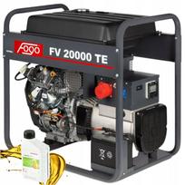 Trifazis generatorius FOGO FV20000TE, 19,5 kVA, 400 V, su alyva