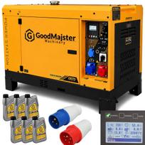 Dyzelinis generatorius 15 kVA 13 kW, 230/400V, DUAL POWER, ATS V2
