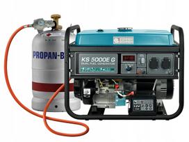 Generatorius Könner & Söhnen KS 5000E G, benzinas/dujos, 4,5 kW
