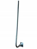 Antenos stiebo laikiklis, 40 cm ilgio, tinka 38 mm, 150 cm aukščio, mūro tvirtinimui, pagaminta Lenkijoje