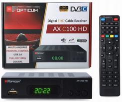 Skaitmeninis kabelinės TV imtuvas Opticum, DVB-C, HD MPEG4