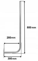 Plieninis cinkuotas antenos laikiklis, 80 cm