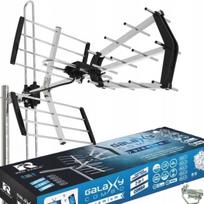 Kryptinė TV antena DVBT2 COMBO, 4K, MUX8, LTE, VHF/UHF, veikimo nuotolis 80 km