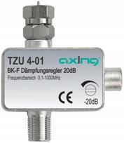TV signalo slopintuvas AXING, reguliuojamas, 20 dB, DVB-T/DVB-C