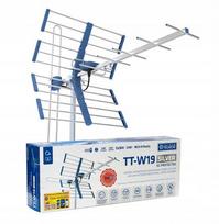 Lauko antena Telmor TT W19 SILVER COMBO, DVB-T2, su 5G apsauga
