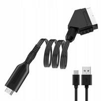 Adapteris iš Euro/SCART į HDMI 1080p televizoriui