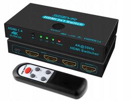 HDMI jungiklis SGEYR 3-in-1, 4K 30Hz skirstytuvas