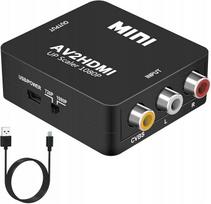 RCA į HDMI adapteris, AV į HDMI keitiklis, 1080P Mini