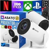 Projektorius su Android TV, WiFi, Bluetooth 5.0, HDMI, 4K, 150 colių ekranas