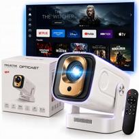 Projektorius MAGICUBIC HY310 PRO, Full HD, 390 lm, 4K, Android 11, 200 colių