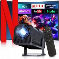LED projektorius HY320, 4K, Android, WiFi, su garsiakalbiu, 150