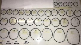 Vaizdo magnetofono pavaros dirželiai, 10 vnt., 17–33 mm