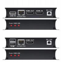HDMI KVM signalų ilginimo kabelis per UTP Cat5